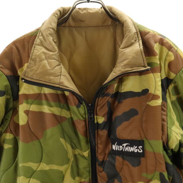 ワイルドシングス USA製 プリマロフト カモフラ柄 リバーシブル