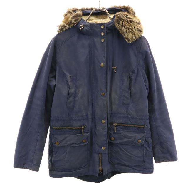 バブアー 2018年 ケルサール ワックス パーカー 40 ネイビー Barbour KELSALL WAX PARKA レディース