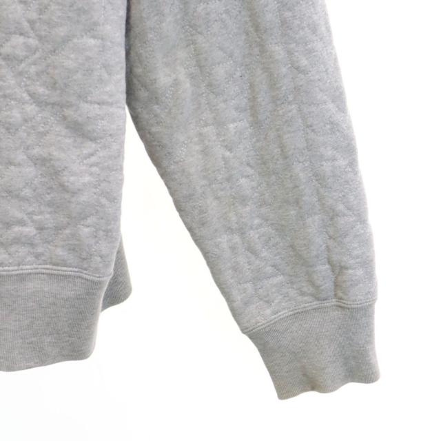アベイシングエイプ 日本製 スター柄 長袖 スウェット ジップパーカー M グレー A BATHING APE キルティング メンズ_2