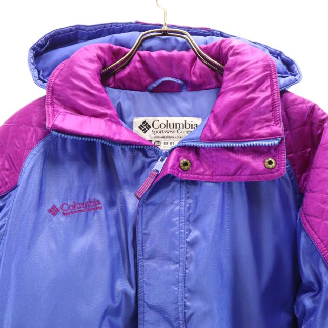 Columbia コロンビア 90s オールド ダウンジャケット 18/20 青紫