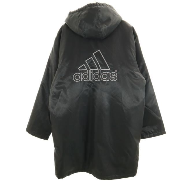 Adidas◇ベンチコート アディダス 無地 ブラック系 メンズ サイズ L