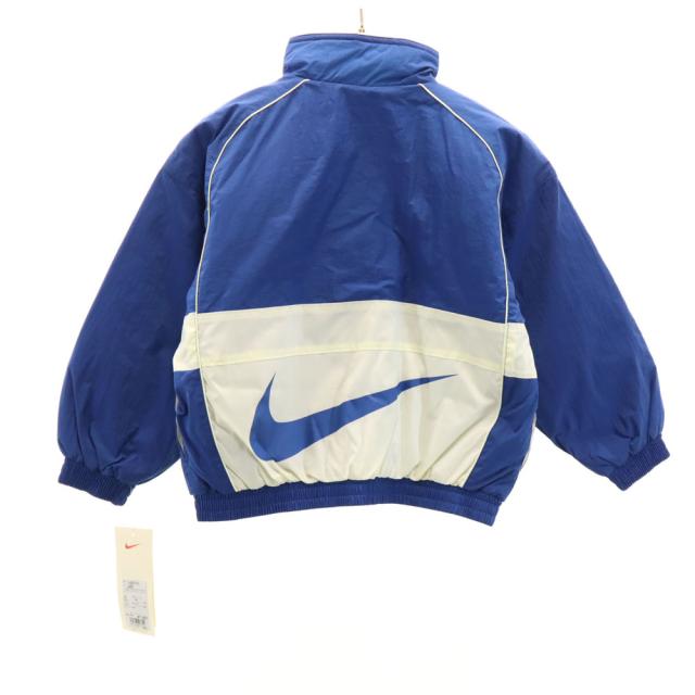 未使用 ナイキ 90s オールド 白タグ 未使用 ナイロンジャケット XS ブルー NIKE 裏キルティング タグ付き キッズ_1