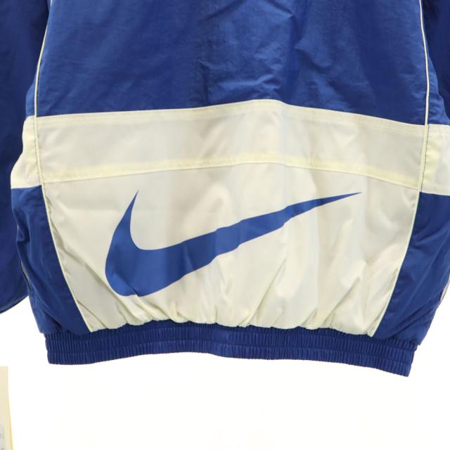 未使用 ナイキ 90s オールド 白タグ 未使用 ナイロンジャケット XS ブルー NIKE 裏キルティング タグ付き キッズ_2