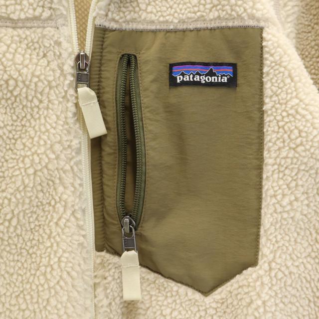 パタゴニア アウトドア 23074 クラシックレトロ ボアジャケット XS ベージュ patagonia メンズ_3