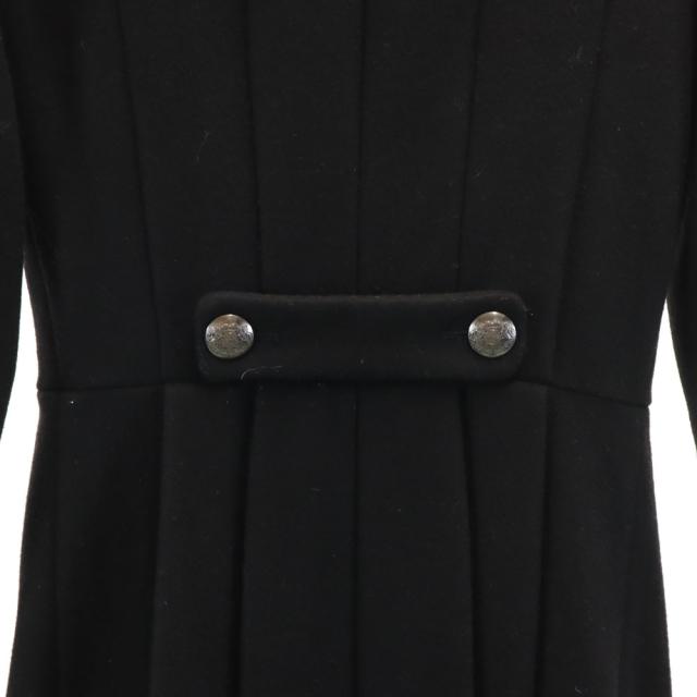 アルマーニエクスチェンジ ウールブレンド コート XXS ブラック ARMANI EXCHANGE レディース