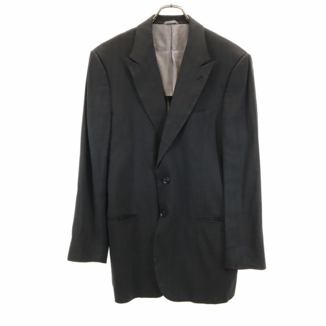 ジョルジオアルマーニ イタリア製 リネンブレンド シャドーストライプ テーラードジャケット GIORGIO ARMANI メンズの通販は 9,995円