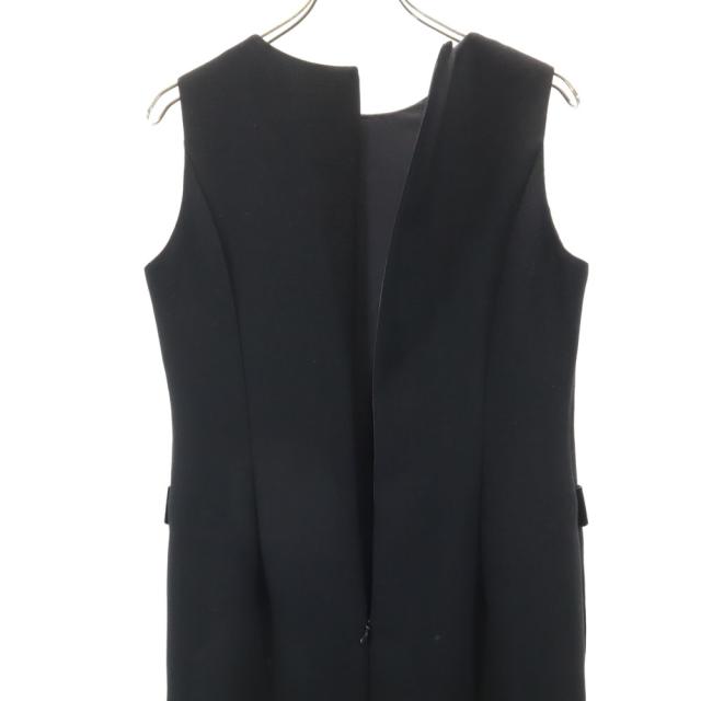 フォクシー 日本製 ノースリーブ ワンピース 38 ブラック FOXEY レディース