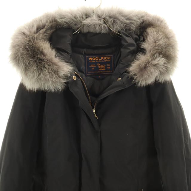WOOLRICHウールリッチ黒 ダウンジャケット ファー付きXS WOOLRICH