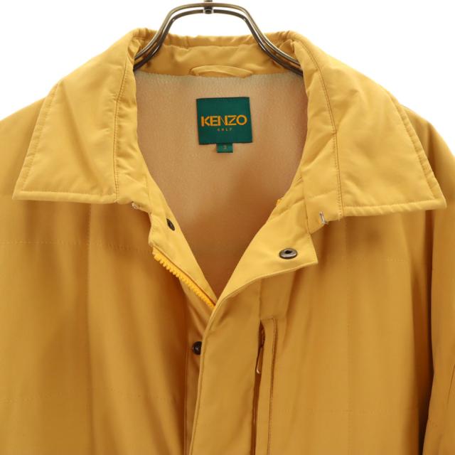 ケンゾーゴルフ 90s オールド キルティング 中綿ジャケット 3 イエロー KENZO GOLF メンズ ケンゾーゴルフ 90s オールド キルティング 中綿ジャケット 3 イエロー