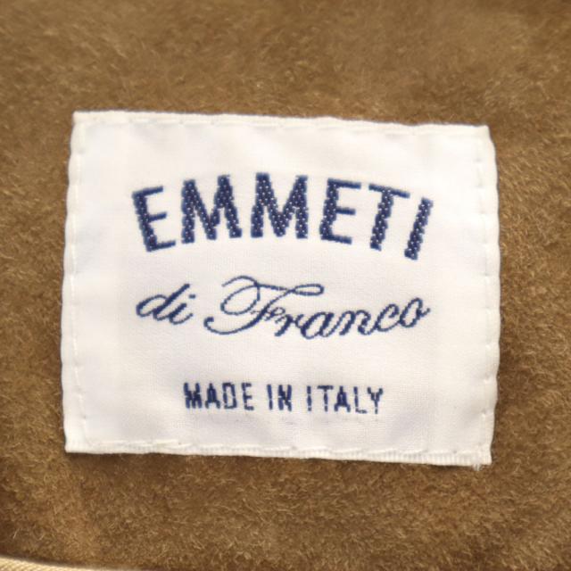 エンメティ イタリア製 ビームス別注 山羊革 スエード レザージャケット 44 ブラウン EMMETI メンズ_6
