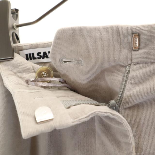 ジルサンダー イタリア製 コットンパンツ 32 グレー JIL SANDER レディース_4