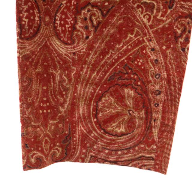 ケンゾー 90s スロベニア製 オールド 総柄 コーデュロイパンツ 38 レッド KENZO レディース ケンゾー 90s スロベニア製 オールド 総柄 コーデュロイパンツ 38