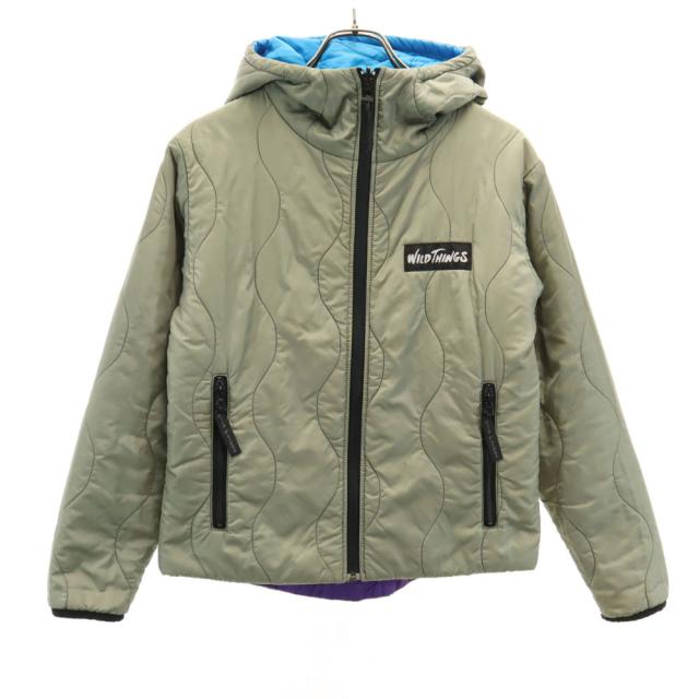 ワイルドシングス USA製 オールド キルティングジャケット XS WILDTHINGS 中綿入り レディース_2