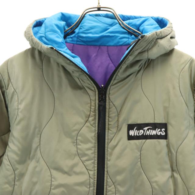 ワイルドシングス USA製 オールド キルティングジャケット XS WILDTHINGS 中綿入り レディース_5