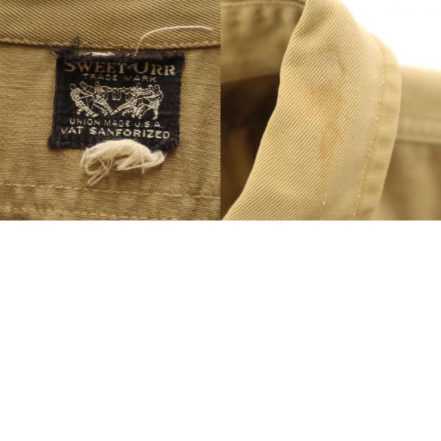 SWEET・ORR 40s ヴィンテージ マチ付き ユニオンチケット 長袖