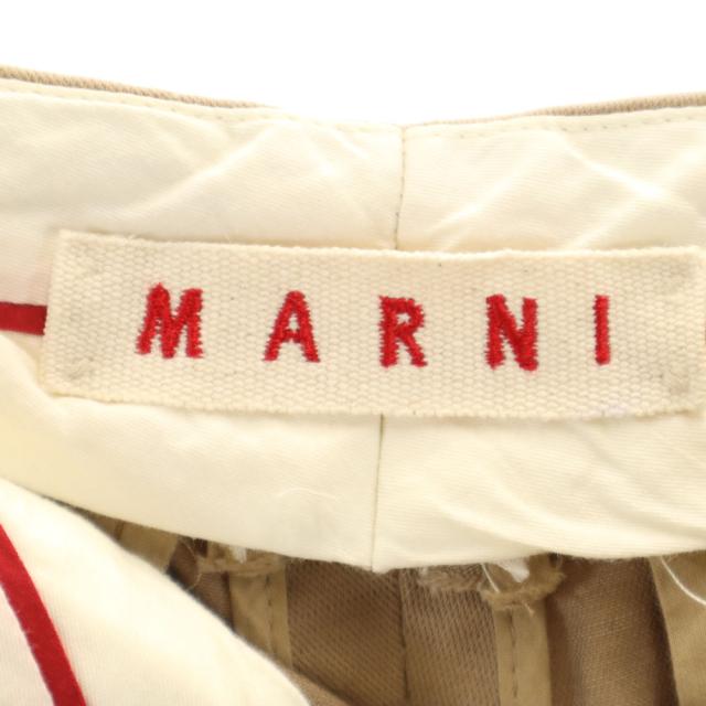 マルニ イタリア製 クロップドパンツ 38 ベージュ MARNI レディース_6