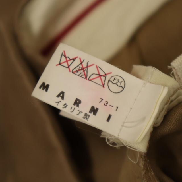 マルニ イタリア製 クロップドパンツ 38 ベージュ MARNI レディース_8