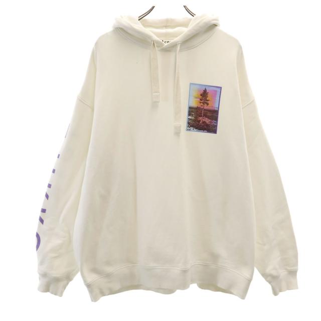 アクネスタジオ 長袖 スウェットパーカー XL ホワイト Acne Studios メンズの通販は 20,680円