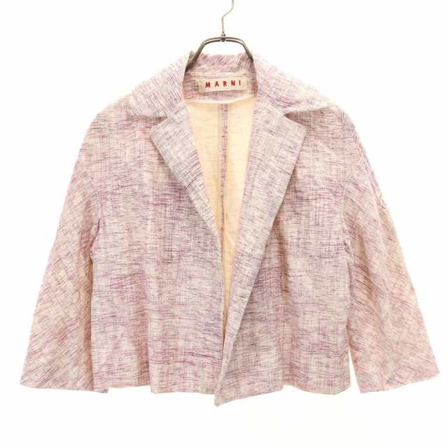 マルニ イタリア製 ショート丈 ジャケット 40 アイボリー 他 MARNI レディース 8,453円