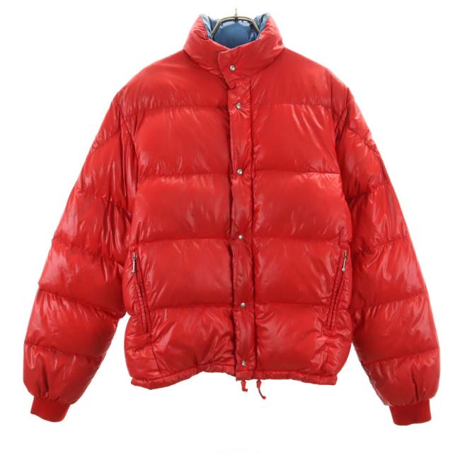 モンクレール 80s 90s フランス製 オールド アシックス ダウンジャケット S レッド MONCLER メンズダウンジャケット