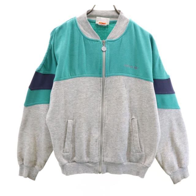 アディダス 80s ヴィンテージ スウェット ジップジャケット M グレー 他 adidas メンズ