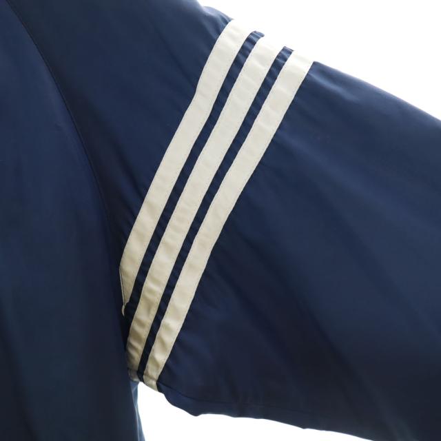 アディダス 70s ヴィンテージ デサント製 トレフォイルロゴ ナイロンジャケット ネイビー adidas メンズ_3