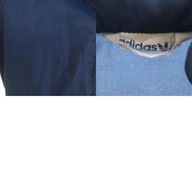 アディダス 70s ヴィンテージ デサント製 トレフォイルロゴ ナイロンジャケット ネイビー adidas メンズ_9