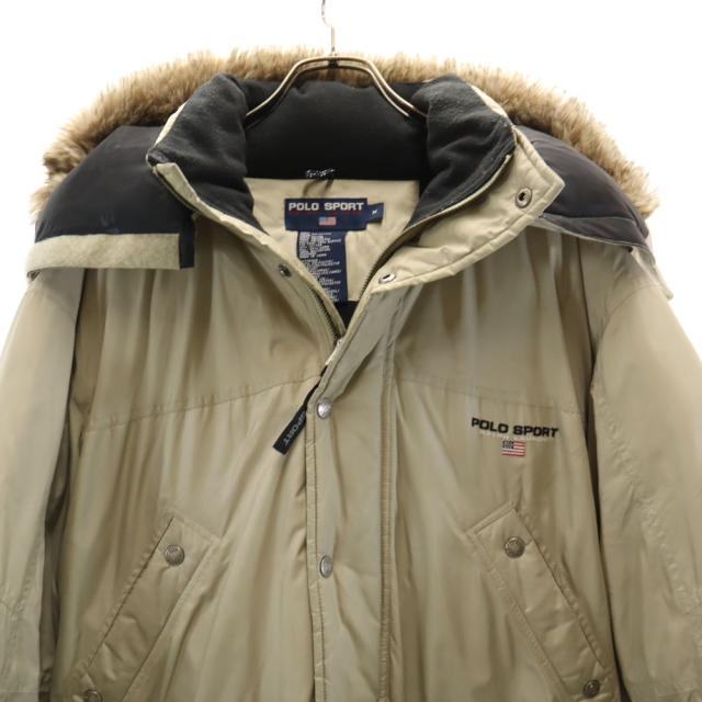 90s RALPH LAUREN SPORT ハンティングベスト ベージュ L 90s Polo Ralph Lauren ハンティングジャケット ダウンベスト