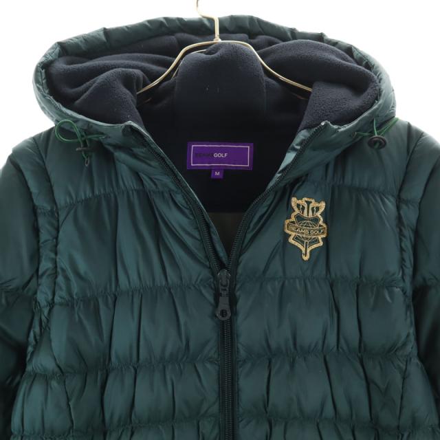 ビームス ゴルフ 2way フード付き ダウンジャケット M モスグリーン
