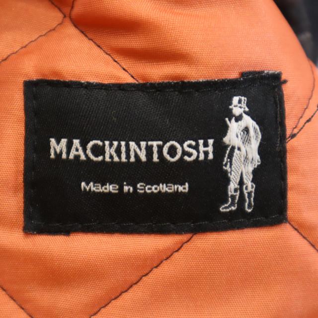 Mackintosh マッキントッシュ 英国製 ウールブレンド ストライプ柄 キルティングジャケット M ブラック ×Paul Smith メンズ_5