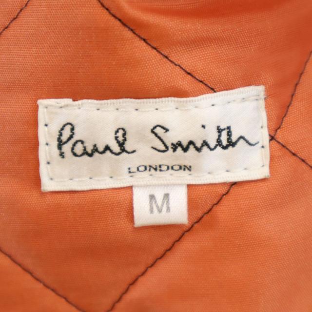 Mackintosh マッキントッシュ 英国製 ウールブレンド ストライプ柄 キルティングジャケット M ブラック ×Paul Smith メンズ_6