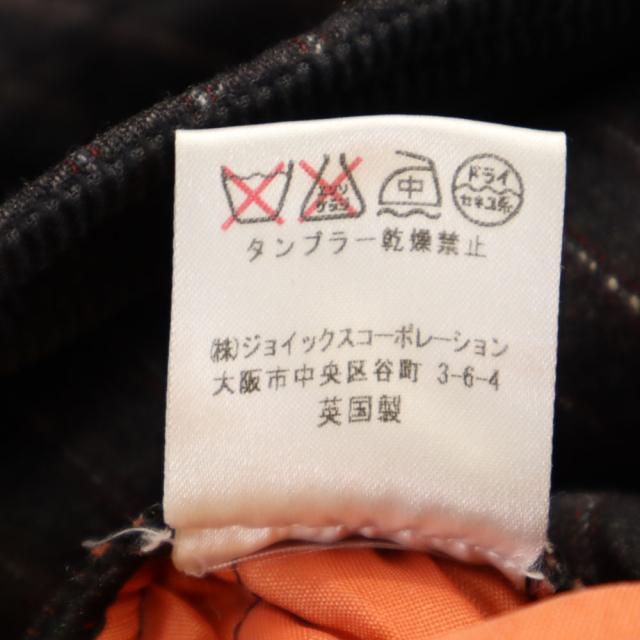 Mackintosh マッキントッシュ 英国製 ウールブレンド ストライプ柄 キルティングジャケット M ブラック ×Paul Smith メンズ_8