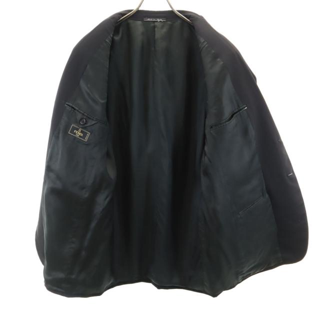 FENDI フェンディ イタリア製 テーラードジャケット ブラック メンズの