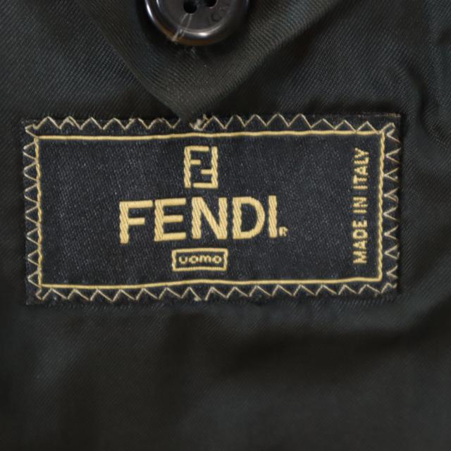 ITALY製　FENDI フェンディ　365 テーラードジャケット　ブラック FENDI フェンディ イタリア製 テーラードジャケット ブラック
