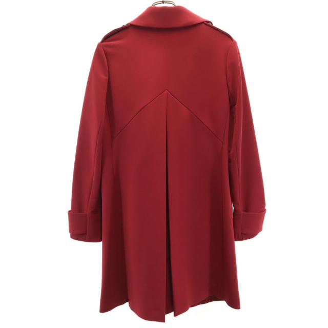 FOXEY NEW YORK フォクシーニューヨーク 2015年製 日本製 ステンカラーコート 38 レッド 34605-MACFY101SI レディース FOXEY NEW YORK フォクシーニューヨーク 2015年製 日本製 ステンカラー