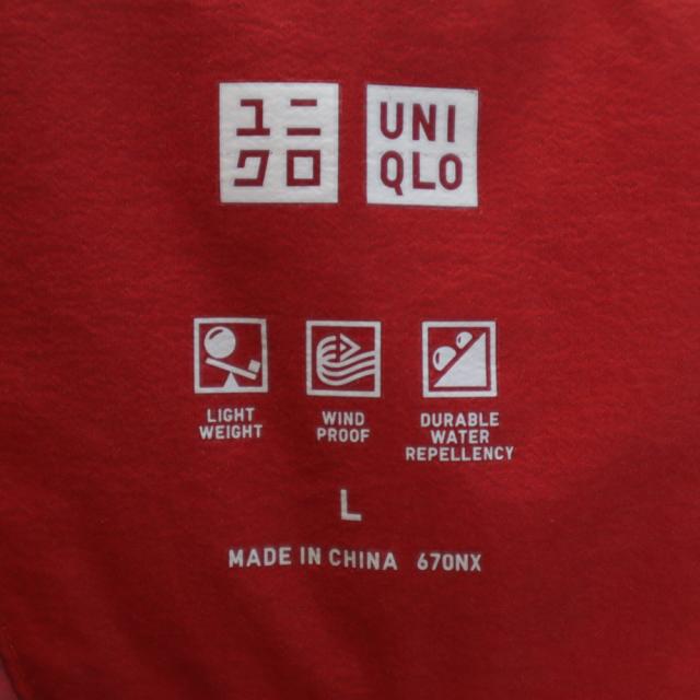 UNIQLO ユニクロ シームレス ダウンジャケット L 赤 メンズの通販は