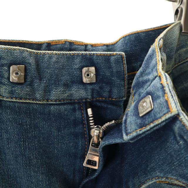 BALMAIN バルマン 日本製 バイカー デニムパンツ ｗ28 ブルー メンズの通販は