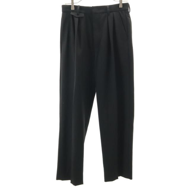 GUCCI グッチ イタリア製 ウール100％ スラックスパンツ 44 ブラック メンズ