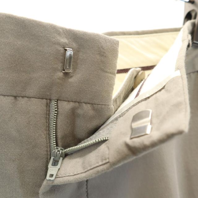 HERMES エルメス イタリア製 コットンパンツ グレー メンズ_4