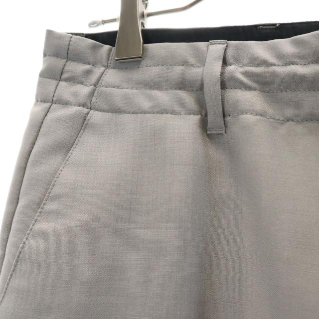 PRADA プラダ イタリア製 モヘアブレンド ウールパンツ 38S グレー スラックス レディース_2