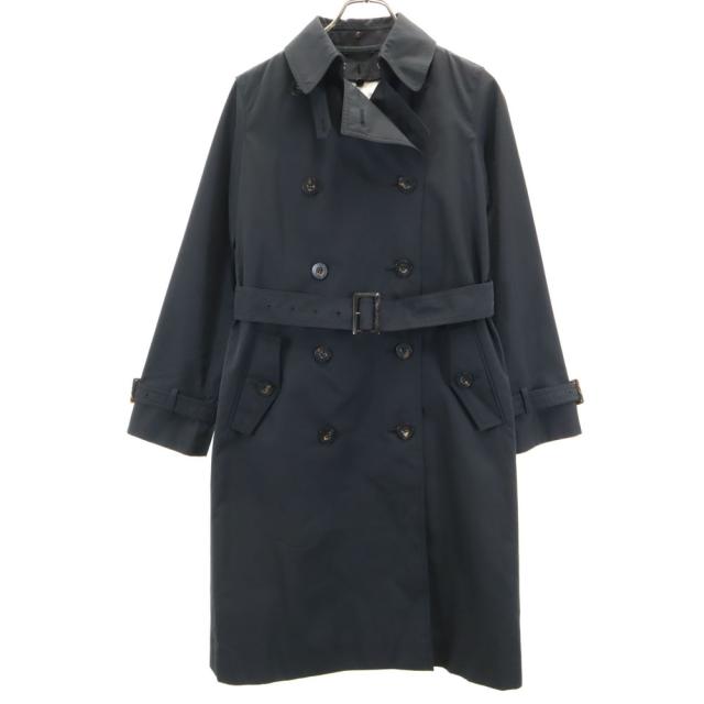 OLD ENGLAND オールドイングランド 日本製 ライナー付 トレンチコート 36 黒 2WAY レディース