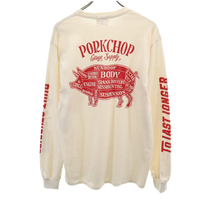 PORKCHOP GARAGE SUPPLYポークチョップ Tシャツ レッド