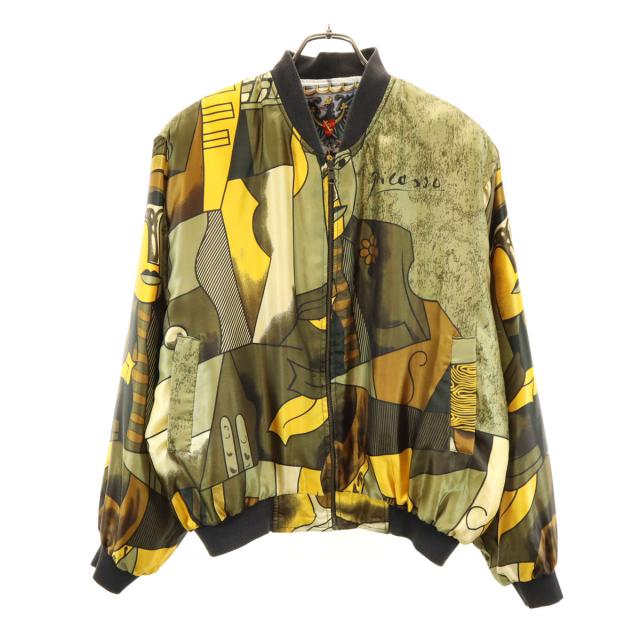 PICASSO ピカソ リバーシブル ジャケット オリーブ系 メンズ