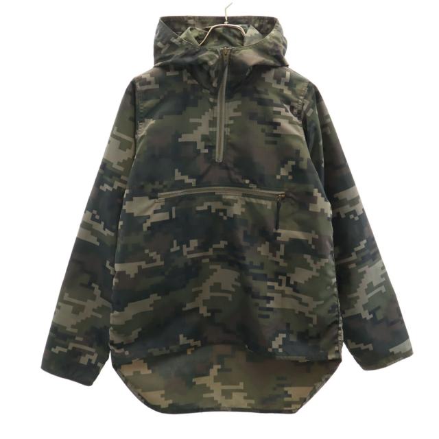 beauty beast ビューティビースト 総柄 長袖 アノラックパーカー 3 カーキ メンズ