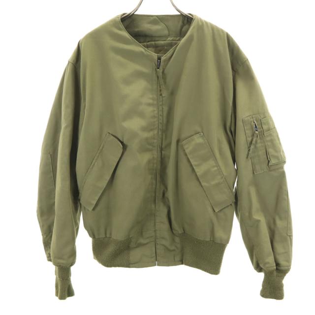 US ARMY アメリカ軍 80s オールド CVC タンカース ジャケット カーキ 内タグ、襟欠損 メンズ