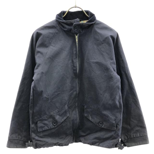GRENFELL グレンフェル 英国製 スイングトップ 34 ネイビー 裏チェック ジャケット メンズ
