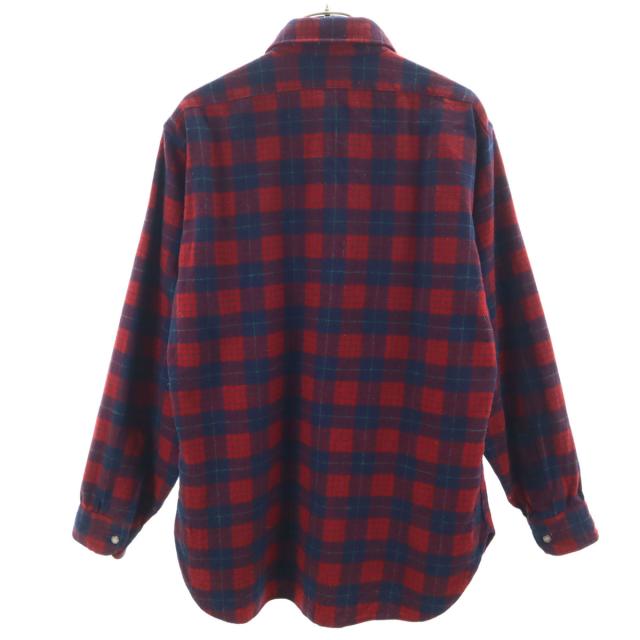 70s ペンドルトン Pendleton チェック柄ネルシャツ 70s USA製 PENDLETON チェックシャツ ネルシャツ グリーン M