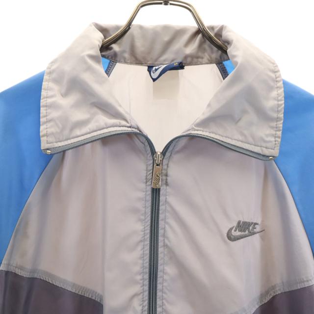 NIKE ナイキ 80s 紺タグ ヴィンテージ トラックジャケット M グレー