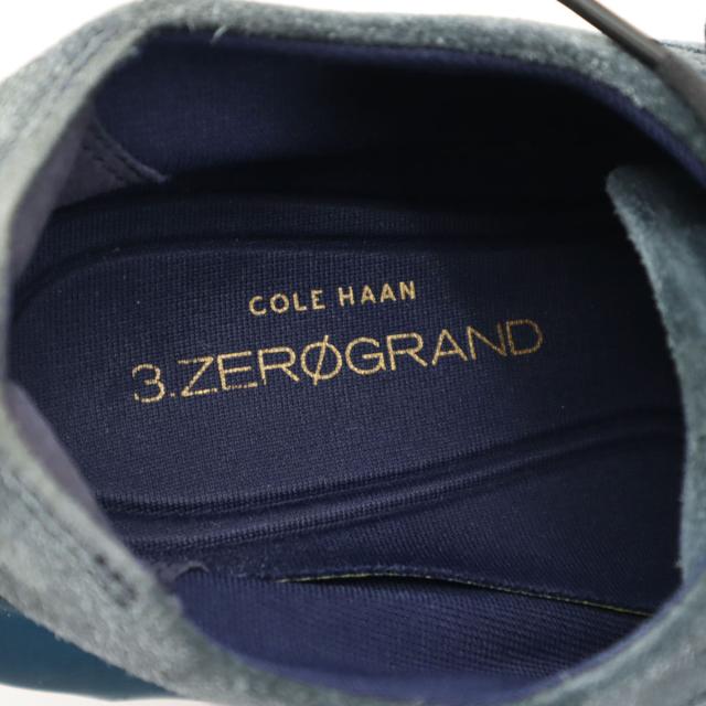 COLE HAAN コールハーン ゼログランド ウィング オックスフォード スエード レザーシューズ 7 1/2M ネイビー C28205 メンズ_5