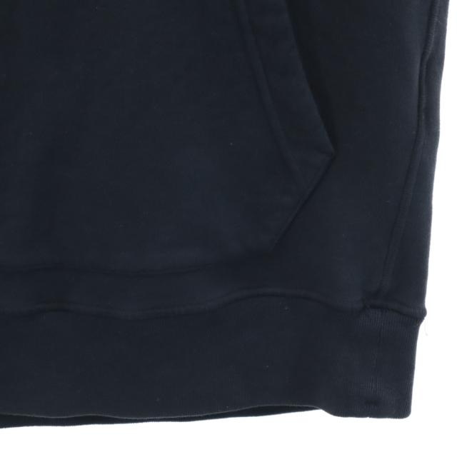 STONE ISLAND ストーンアイランド ルーマニア製 長袖 パーカー M ブラック 裏起毛 メンズ